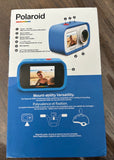Caméra d'action Polaroid ID922-BLU (Bleu) avec fonction de streaming (sans carte SD)